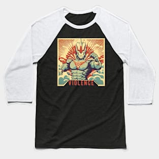 Ultraman Super Hero Parody Fanart Baseball T-Shirt